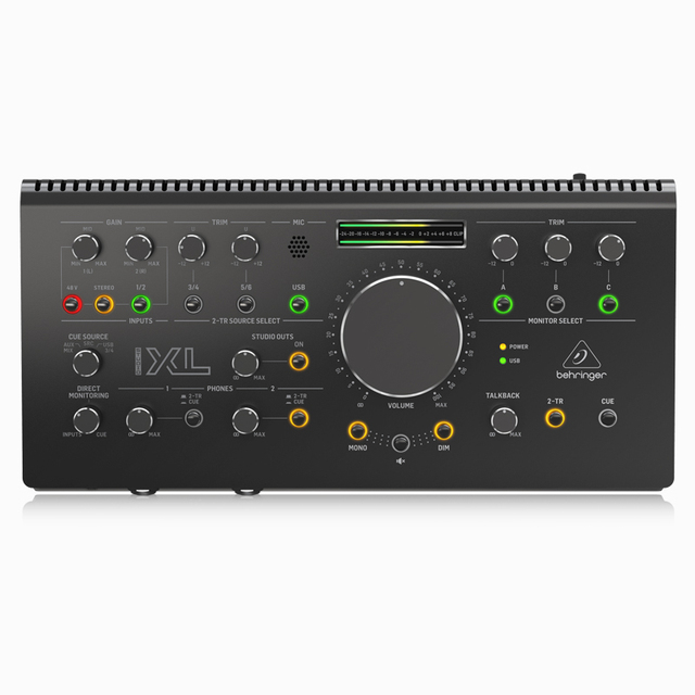 Behringers STUDIO XL Multi Channel Speaker Headphone Amplifier USB Sound Card Recording Studio Return Controller