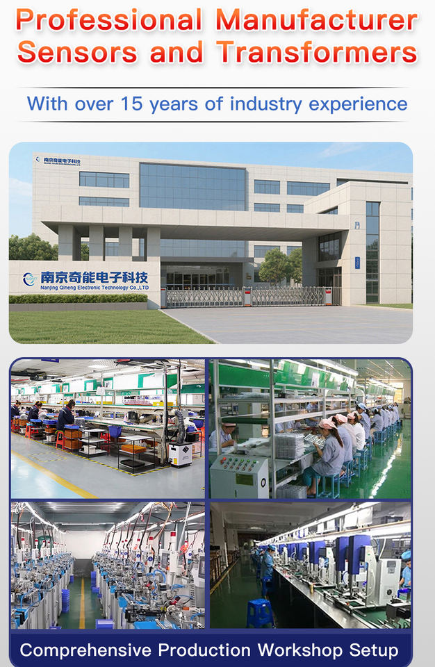 QNCTK1-16 Split Core Current Transformer 100A 0.333V 10A 1V 50A 333mV 20A 3.33V CT Clamp Open Type Current Sensor Manufacturer