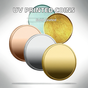 Monete Commemorative vuote con bordi dei denti lucidi stampa UV tecnica di fusione di distintivi in metallo inciso - Product Image 5