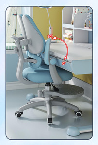 <span class=keywords><strong>เก้าอี้</strong></span>เรียนเด็กปรับระดับได้ตามหลักสรีรศาสตร์ พนักพิงคู่ พร้อมที่พักเท้า สำหรับ<span class=keywords><strong>ทำการบ้าน</strong></span> - Product Image 6