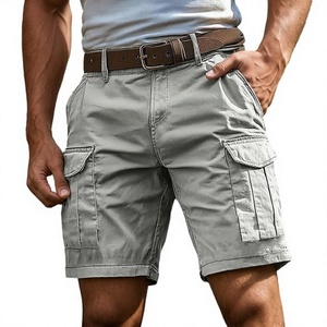 Shorts cargo décontractés pour hommes avec poches, pantalons courts légers et extensibles pour l'été, les voyages, le travail, la randonnée en plein air et le quotidien - Product Image 5