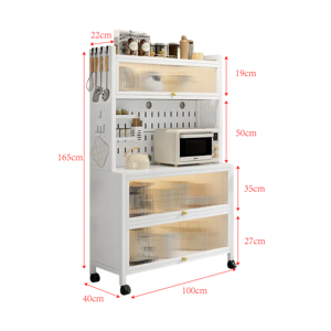 ชั้นวางของโลหะในครัว ชั้นวางของ ชั้นเก็บของ - Product Image 4