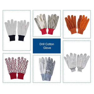 قفازات عمل قماشية صناعية مريحة ودافئة لحماية اليد مع إصبع الإبهام المستقيم للبناء والمستودعات - Product Image 4