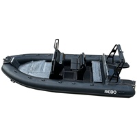 Pour 15 personnes OEM 21ft Rib 640 Aluminium RIB ORCA Hypalon/PVC Bateaux Gonflables