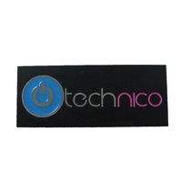 Venta caliente de diseño personalizado de impresión de metal Etiqueta adhesiva del producto Logotipo personalizado Aluminio Pantalla impresa Aluminio Cámara de la computadora
