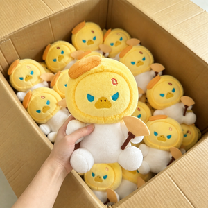 Peluche Mini Pulcino Giallo Arrabbiato, Giocattoli di Peluche Carini da 8 Pollici, Giocattoli per Macchine a Gru per Bambini - Vendita all'Ingrosso Diretta dalla Fabbrica, Offerta Calda - Product Image 1