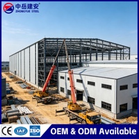 Planta Industrial Económica de Estructura de Acero Prefabricada