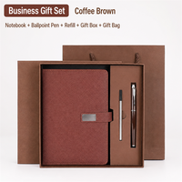 Coffret Cadeau Promotionnel Magic Box : Carnet A5 en Cuir PVC, Stylo Signature, Recharges, Boîte Cadeau Sérigraphiée, Sac Personnalisé