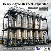 Evaporador Continuo Multietapa Flash para Desalinización de Agua de Mar y Concentración de Salmuera, SS304, CE, ISO, para Procesamiento Químico