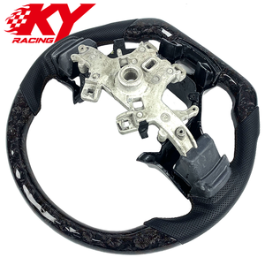 Volant sport en cuir et fibre de carbone forgé sur mesure, compatible avec Dodge Ram 1500 2500 3500 TRX 2010-2024 - Product Image 3