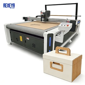 Cutter robuste pour carton ondulé simple paroi B E Flute 55 mm d'épaisseur, prototype de boîte, traceur REMEYA - Product Image 1