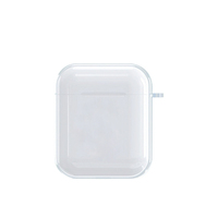 Étui souple transparent en TPU avec porte-clés pour AirPods 5 4 3 2 1 et AirPods Pro 2 3 – Housse de protection pour écouteurs