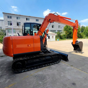 Used Hitachi ZX75 Crawler Excavator 7 Ton Hydraulic Digger Tracked Earthmoving <b>Machine</b> for <b>Construction</b> - Product Image 1