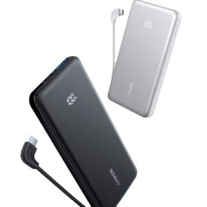 Anker Zolo อุปกรณ์ชาร์จแบตสำรองแบบพกพา, <span class=keywords><strong>10000</strong></span>/20000mAh 22.5W พร้อมสาย<span class=keywords><strong>พา</strong></span>น A110E/<span class=keywords><strong>D</strong></span> 22.5W เอาท์พุท USB หน้าจอ LED LI-Polymer - Product Image 5