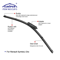 Balai d'essuie-glace exclusif CLWIPER Premium adapté pour Renault symbole Auto pièce de rechange en caoutchouc naturel lame d'essuie-glace de recharge