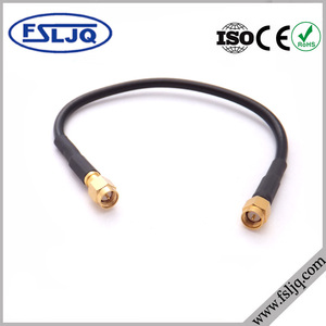 Câble à fibres optiques à haute fréquence 6 GHz certifié CE, vente chaude, RG316 RG178, câble de raccordement, SMA femelle, bulkhead MCX/MMCX - Product Image 3