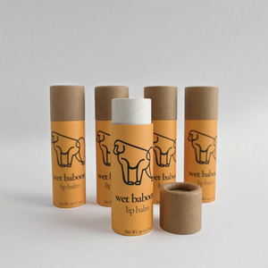 Tubes en papier kraft enduit de <span class=keywords><strong>film</strong></span> PET avec logo personnalisé, estampage à chaud, impression UV, Dia20H75mm, recyclables, emballage cosmétique pour rouge à lèvres - Product Image 5