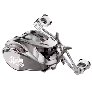 Carrete <span class=keywords><strong>de</strong></span> Pesca <span class=keywords><strong>de</strong></span> Metal HD Master para Pesca en Ríos, Arroyos y Mar - Uso con Mano Derecha, Carrete <span class=keywords><strong>de</strong></span> Alambre <span class=keywords><strong>de</strong></span> Metal - Product Image 4