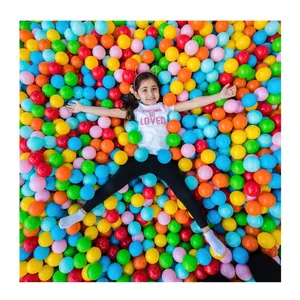Эластичные 7 видов цветов Мячи для детей, дешевые, непромокаемые, не токсичные, для детской площадки