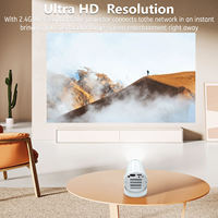 Petit projecteur pour connecter un téléphone portable, partage d'écran sans fil, HD 720P, 120 ANSI, WIFI 2.4G, projecteur portable mini