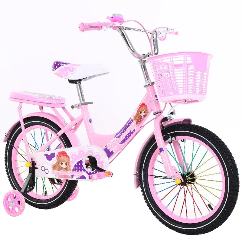 Xthang Sport 12 14 16 18 pouces simple vitesse violet filles vélos bisicleta enfants cycle enfants vélo pour 4 5 6 7 8 ans