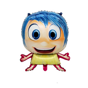 Ballon en aluminium de personnage de dessin animé Expression à l'envers pour les décorations de fête - Product Image 2