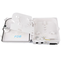 Boîtier de distribution de fibre optique 8 cœurs SC, boîtier de terminaison FTTX extérieur étanche IP65 1x8