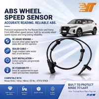 Capteur de vitesse de roue ABS 47910-5FA0A 47900-5FA0A pour Kicks Versa Micra K14 1.6L 2017-2024