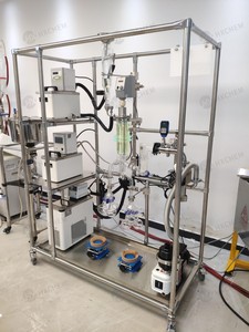 Unidad de Película Delgada de Vidrio Borosilicato de Alta Capacidad bibo de 0.1m2 para Laboratorio, con Bomba de Rodamiento, 2-12kg/h, Destilación al Vacío de 5Pa - Product Image 4