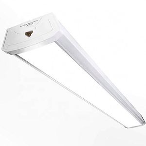 Éclairage industriel moderne en métal à montage en surface pour garage, atelier, bureau, luminaires LED enveloppants de 4 pieds 40W - Product Image 1