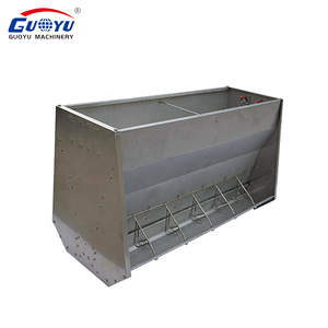 Thép không gỉ hai mặt xốp lợn ăn máng ăn mới tự động lợn hệ thống thức ăn chăn nuôi bảo hành 1 năm cho trang trại sử dụng - Product Image 2