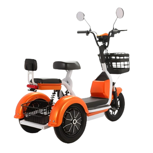 <span class=keywords><strong>Pedicab</strong></span> Elettrico da 48V 600W con Sospensioni Complete e 3 Ruote, Motore Posteriore Brushless nel Mozzo, Telaio in Acciaio al Carbonio, Pneumatici Tubeless Sottovuoto da 14", Batteria al Piombo - Product Image 3