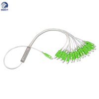 Pabrik SWOT Menyediakan Splitter PLC Ftth SC/APC 1*64 Berkualitas Tinggi Ukuran Ringkas dengan Tabung Baja 1260-1650nm 55/50dB Return Loss
