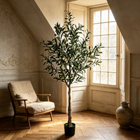 Neuheiten Raumdekoration Künstlicher Olivenbaum Grüne Kunstpflanzen Partydekoration Hochzeits-Blumenarrangements