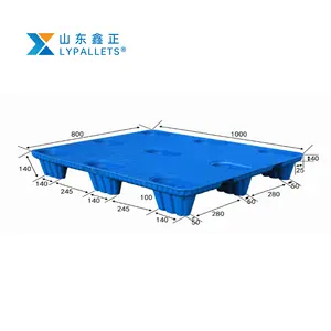 LYPALLETS brand 1000*800*140 Mm nine fee plastic pallet mold blow molding mould blowing euro plastic pallet