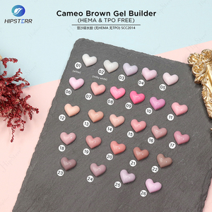 Gel Constructeur Rose Nude Hema Free Sans TPO pour Extension d'Ongles, Gel UV Professionnel Marron Cameo, Manucure Personnalisée avec Logo - Product Image 5
