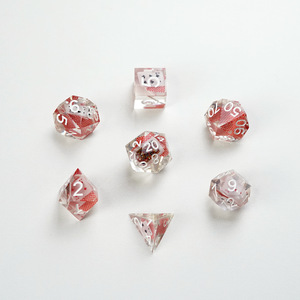 Jeu de <span class=keywords><strong>d</strong></span>és RPG en époxy transparent incrusté de <span class=keywords><strong>poker</strong></span>-Jeu de table unique DND Dice avec éléments de <span class=keywords><strong>poker</strong></span> intégrés pour <span class=keywords><strong>D</strong></span> & <span class=keywords><strong>D</strong></span> et COC - Product Image 4