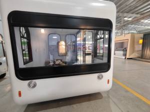 Chariot à glaces personnalisable, chariot à cupcakes, remorque de camping avec autres machines à snacks, chariot alimentaire mobile en acier inoxydable, cuisine - Product Image 5