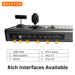 Controlador de Panel de Conmutación de Video Metálico Personalizado VMix con USB 2.0 para Transmisión en Vivo por <span class=keywords><strong>YouTube</strong></span> y <span class=keywords><strong>OBS</strong></span>, Equipo de Radiodifusión y Televisión - Product Image 2