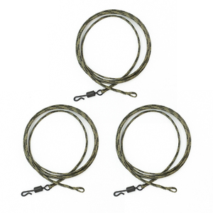 Accessoires de pêche à la <span class=keywords><strong>carpe</strong></span> Prêt Leadcore Émerillons Changement <span class=keywords><strong>rapide</strong></span> Tresse Hooklink Carp - Product Image 2