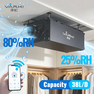 Système de déshumidification par conduit 38L/Dh, déshumidificateur d'air domestique, sécheur d'air pour toute la maison, pour hôtel, chambre, sous-sol - Product Image 1