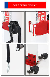 Sistema di Tirabolli Leggero FUNISI LT400 Strumento per Riparazione Carrozzeria Auto con Base in Alluminio per Autofficina Massima Forza di Trazione - Product Image 5