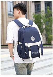 Cross-Border New Style Elementary School <b>Rolling</b> <b>Backpack</b> Unisex Children's Large Capacity Air Cushion Harness Polyester - Product Image 5