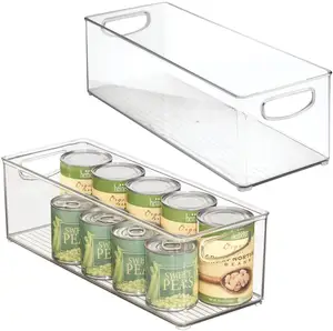 Storage drawers with Handles Free Plastic Refrigerator Storage Bins, Fridge Pantry Drawer Organizers Trays for Freezer, Kitchen,