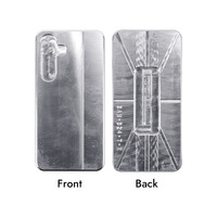 Moule de sublimation 2-en-1 3D revêtu pour coque de téléphone Samsung S26 S25 S24 S23 S22 Series, moule en aluminium pour coque arrière de téléphone portable, gabarits métalliques