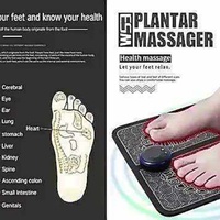 Masseur de pieds chauffant sans fil électrique portable rechargeable par USB, masseur de pieds vibrant TENS EMS