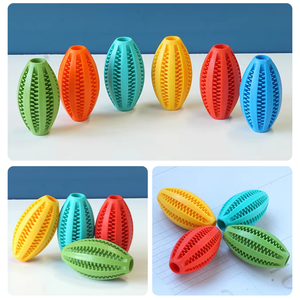 高速配信TPR犬の噛むおもちゃソフトで歯のクリーニングに効果的小さな犬と大きな犬のための面白いペットのおもちゃ - Product Image 3