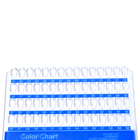 Présentoir de couleurs de vernis à ongles pré-conçues, 120 couleurs, couverture complète, en ABS, pour salon professionnel, pour vernis gel et échantillons de vernis à ongles