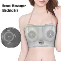 Soutien-gorge chauffant vibrant électrique sans fil rechargeable pour l'agrandissement des seins, taille unique, pour massage de la poitrine