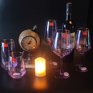 Modern Luxury Gold Rimmed <b>Wine</b> <b>Goblets</b> Hand Blown <b>Wine</b> Glasses Stemless Drinking Glasses for Party Table Use - Product Image 5